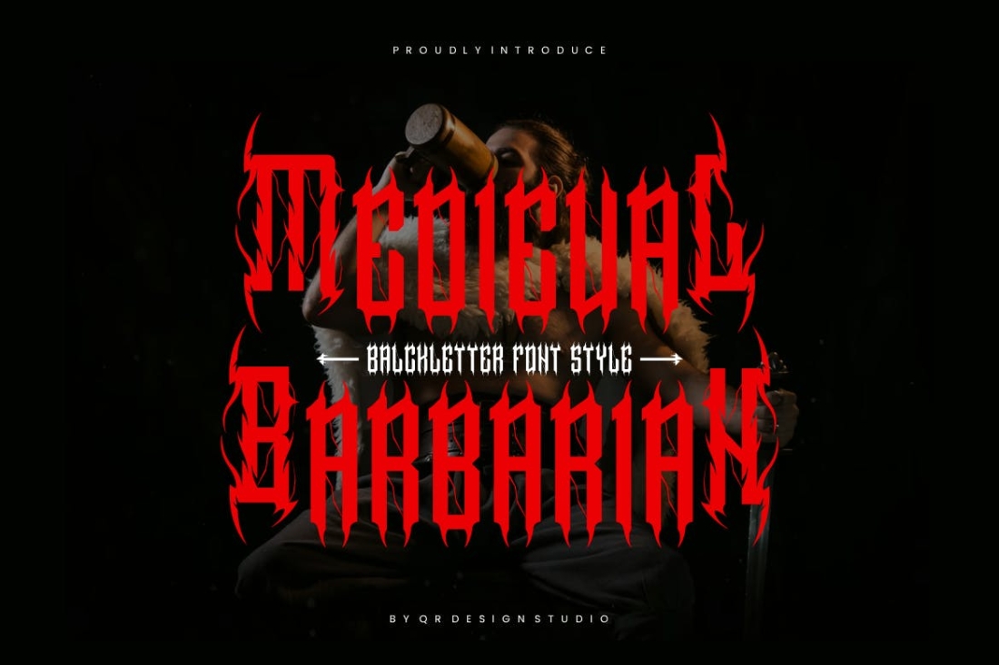 Medieval Barbarian - Gothic & Blackletter Font