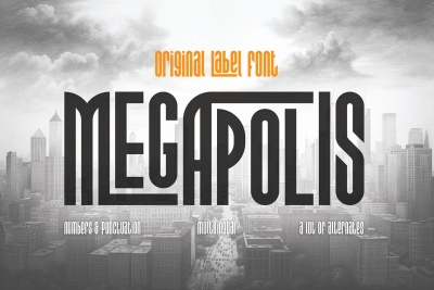 Megapolis Display Font