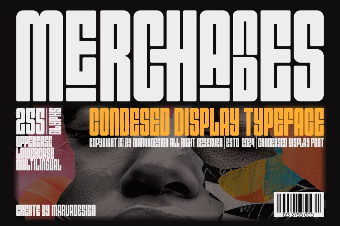 Merchandes - A Condensed Display Font