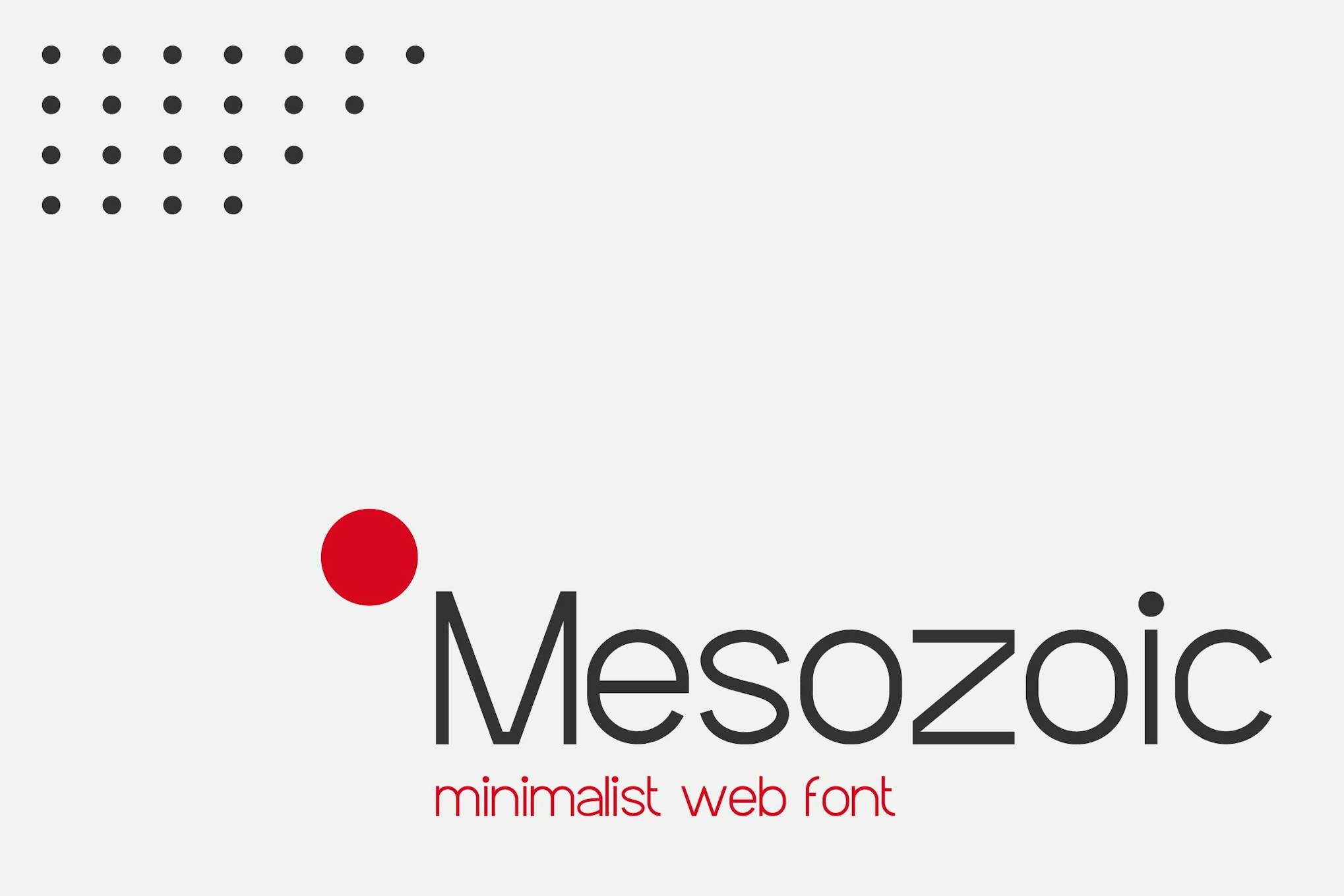 Mesozoic Web Font