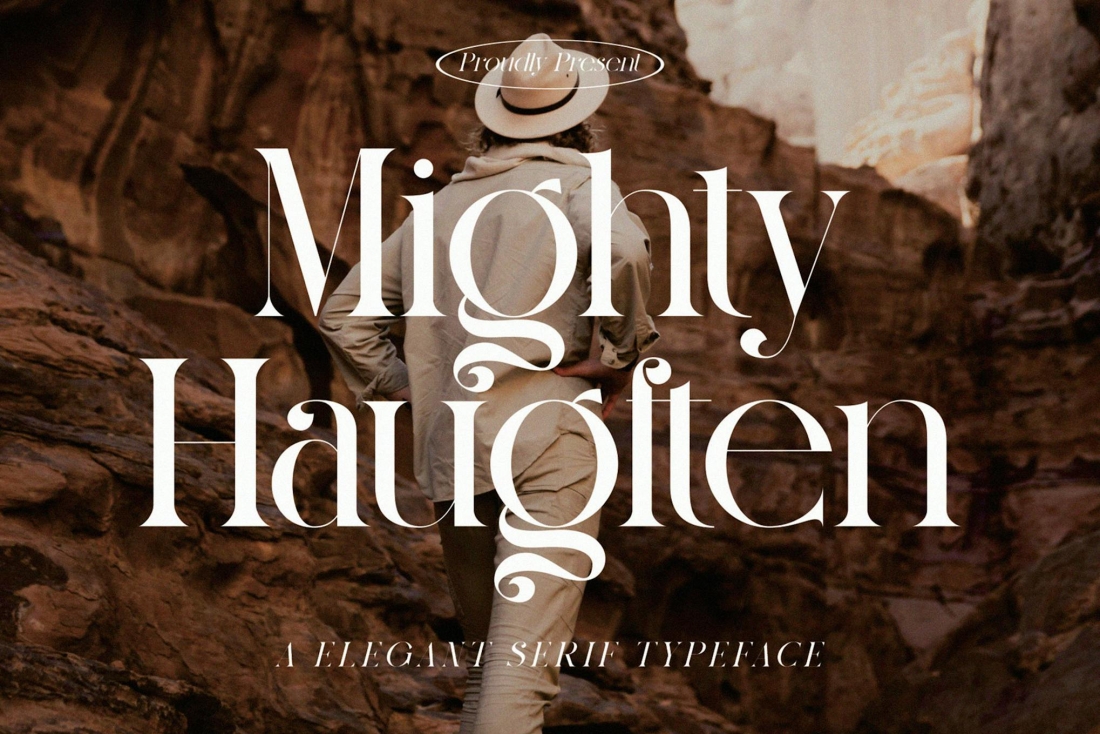 Mighty Haugften Elegant Serif Typeface