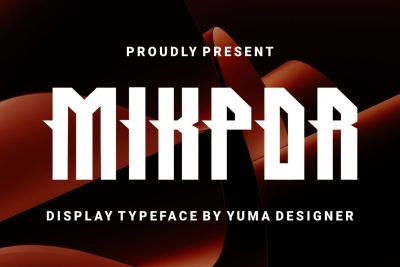Mikpor Display Font