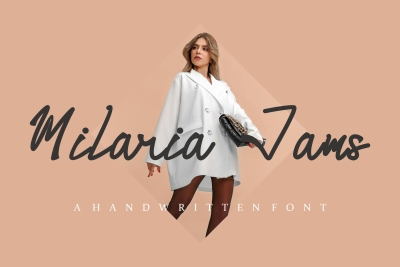 Milaria Jams Handwritten Font.