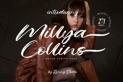 Millya Collins - Brush Script Font