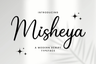 Misheya - A Modern Script Typeface