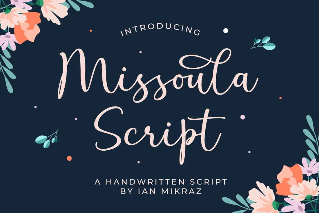 Missoula Script - A Handwritten Script