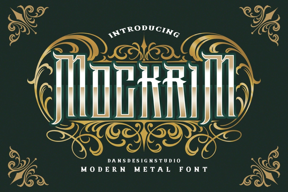 Mockrim Modern Blackletter Font