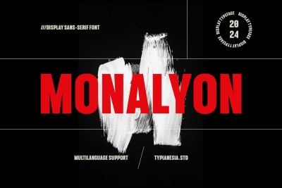 Monalyon - Display Sans Serif Font