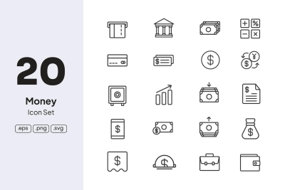 Money Line Icons