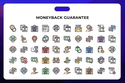 Moneyback Guarantee Icons