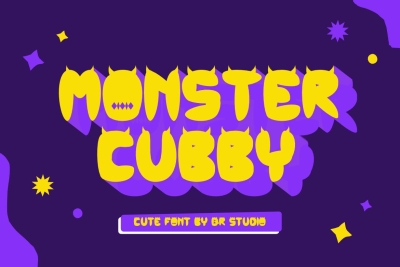 Monster Cubby Font
