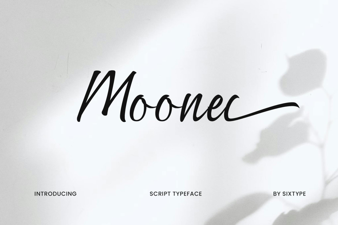 Moonel - Script Typeface