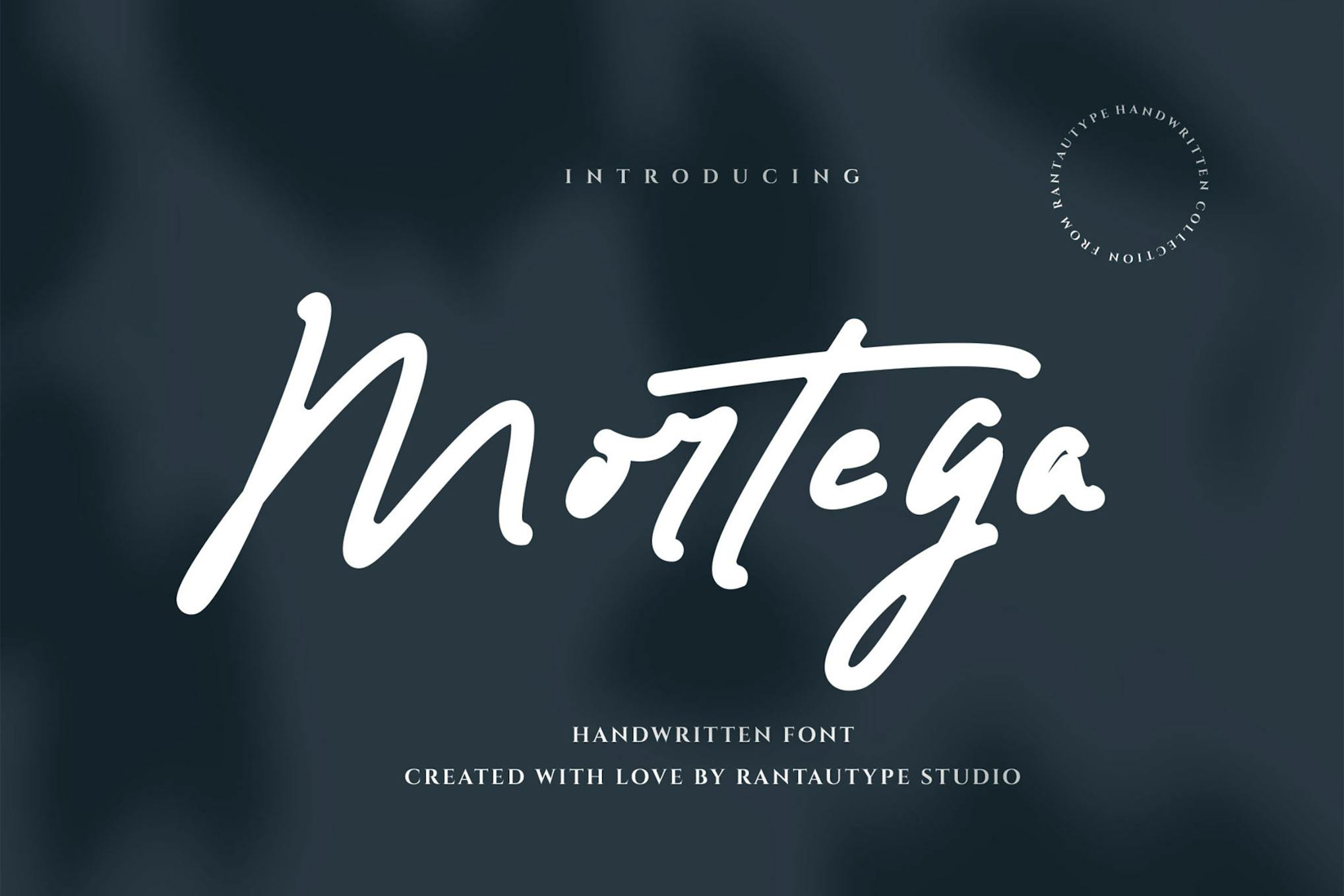 Mortega Handwritten Font
