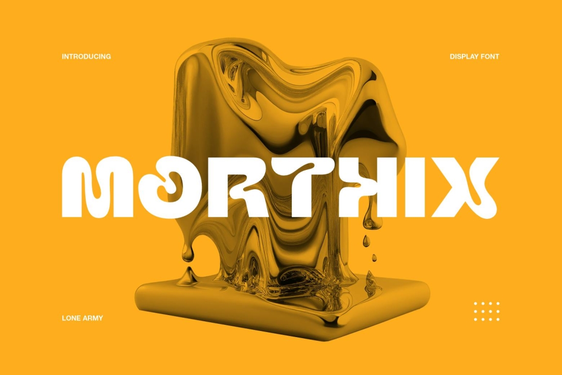 MORTHIX - Liquid Font