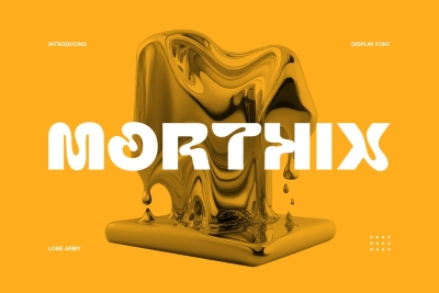 MORTHIX - Liquid Font
