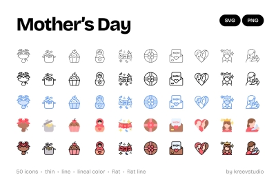 Mother's Day Icons