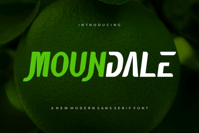 Moundale - Font