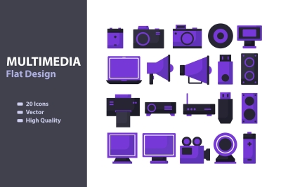 Multimedia Icon Pack