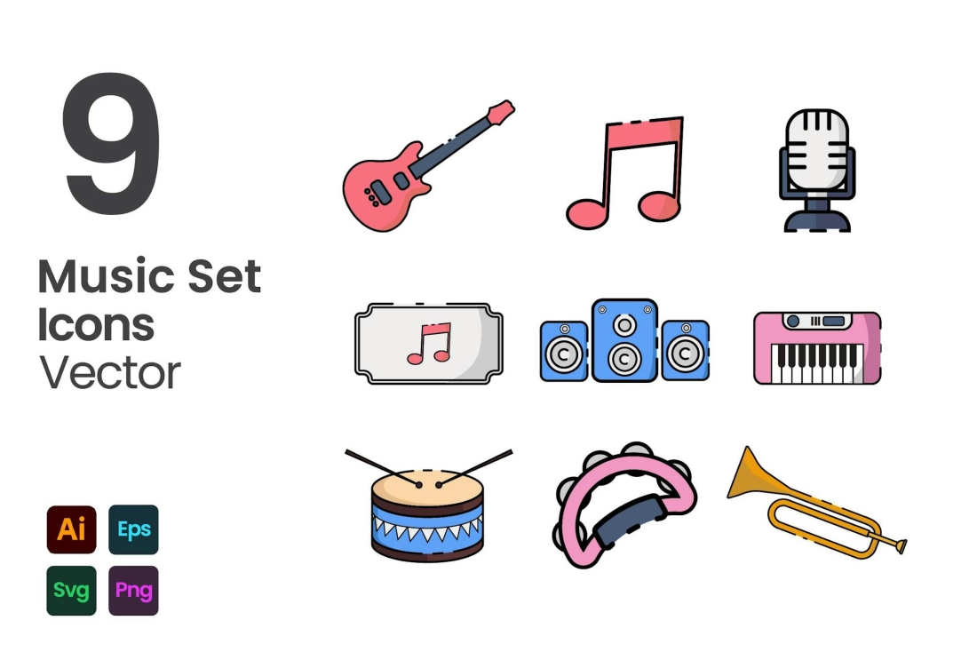 Music Set Icons