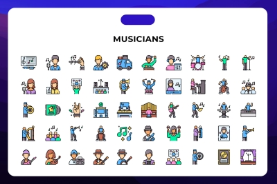 Musicians Icons