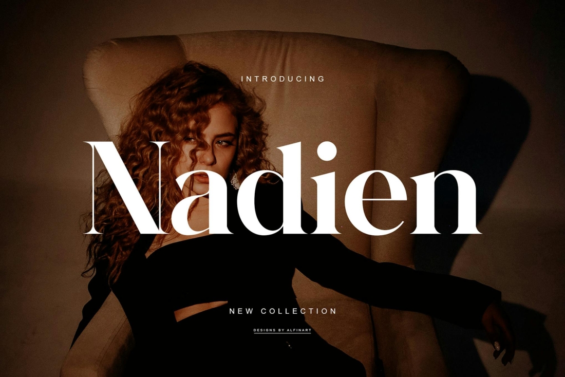 Nadien Modern Serif Typeface