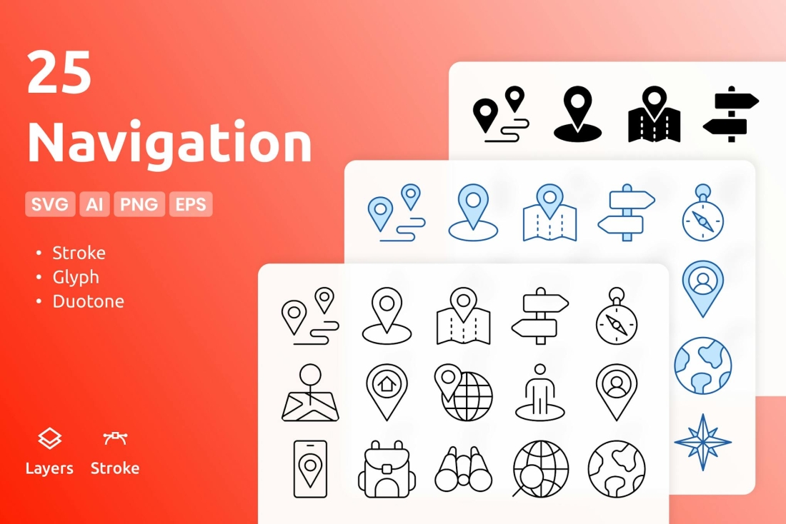 Navigation - Icons Pack