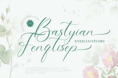 NCL Bastyian Fenqtisep - Handwritten Script Font