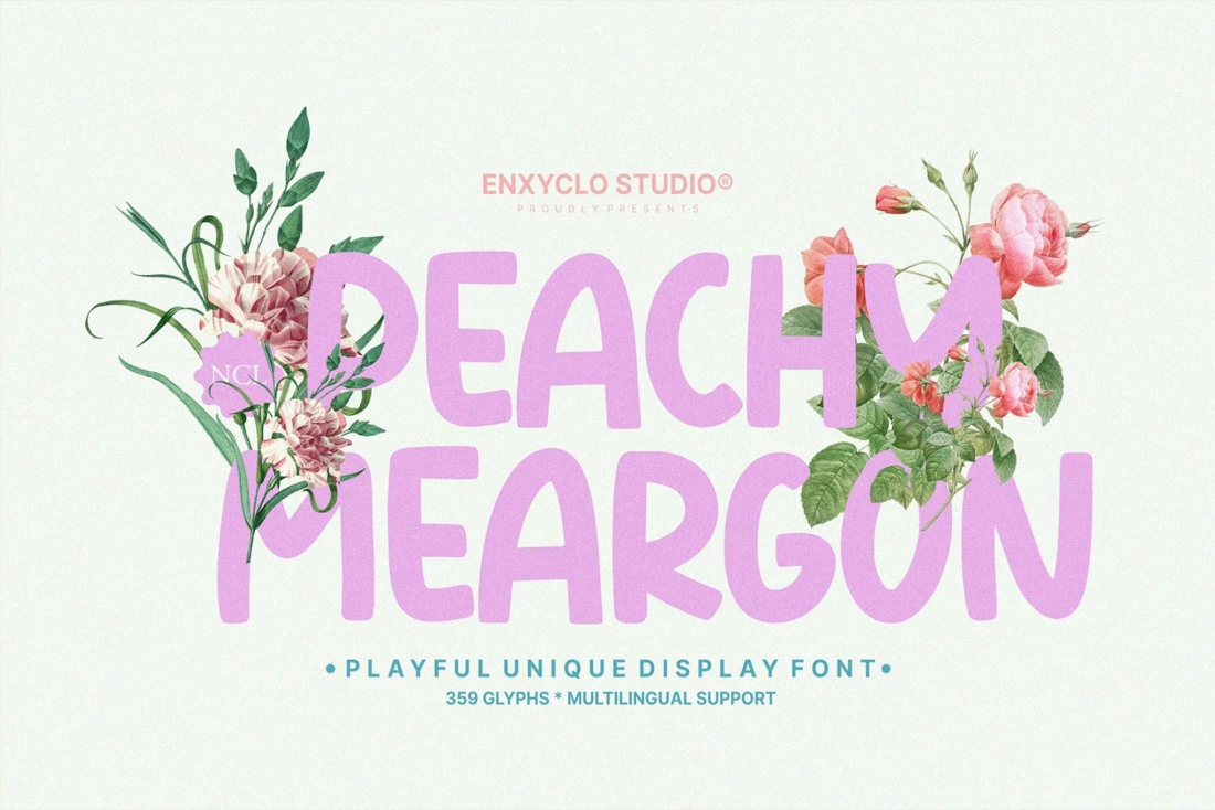 NCL Peachy Meargon - Playful Handwritten Font