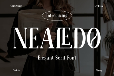 Nealedo - Elegant Serif Font