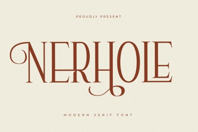 Nerhole Modern Serif Font