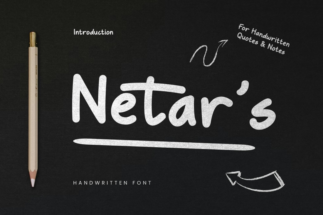 Netars - Handwritten Font
