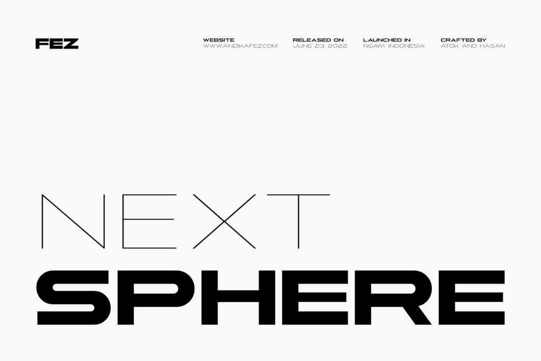 Next Sphere | Extended Sans Serif Font Family