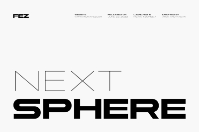Next Sphere | Extended Sans Serif Font Family