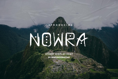 Nowra - Ethnic Display Font