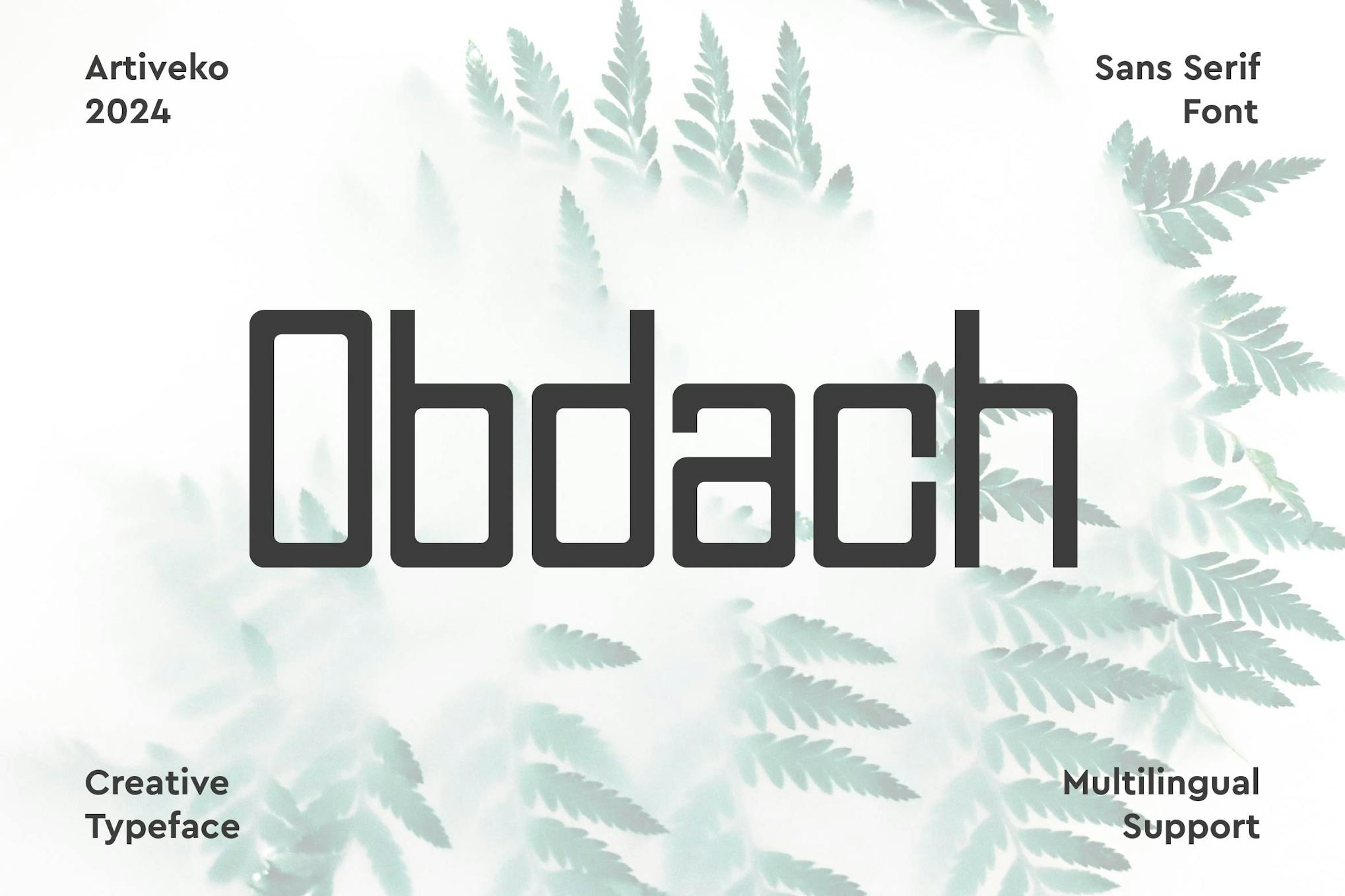 Obdach Sans Serif Font