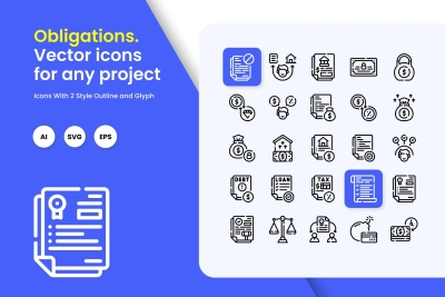 Obligations Icons