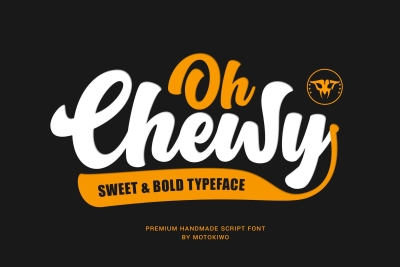 Oh Chewy - Sweet & Bold Script Font