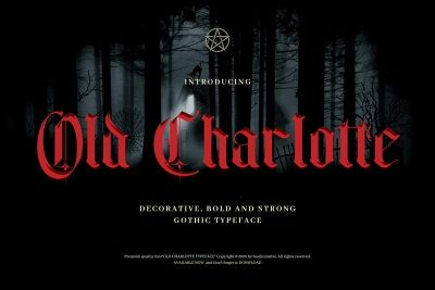Old Charlotte - Bold Decorative Gothic Font