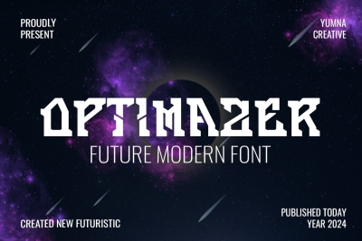 Optimazer - Future Modern Font