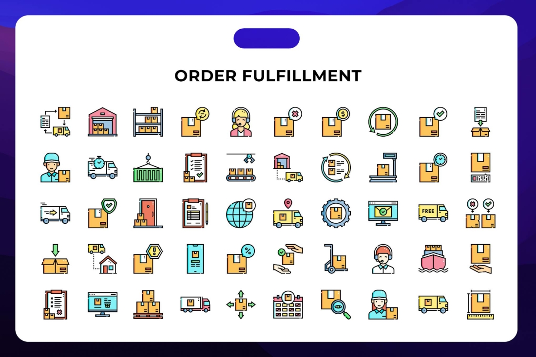Order Fulfillment Icons