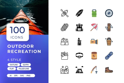 Outdoor Recreation Icons