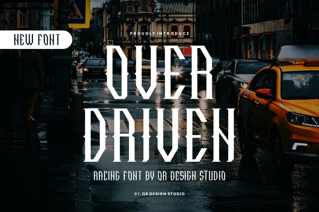 Over Driven - Racing Font
