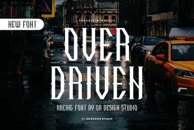 Over Driven - Racing Font