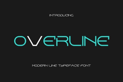 Overline Font.