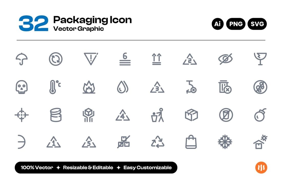 Package Box Icon Collection