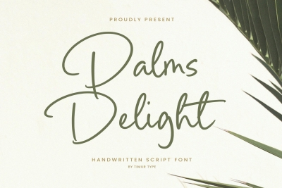 Palms Delight - Handwritten Script Font TT