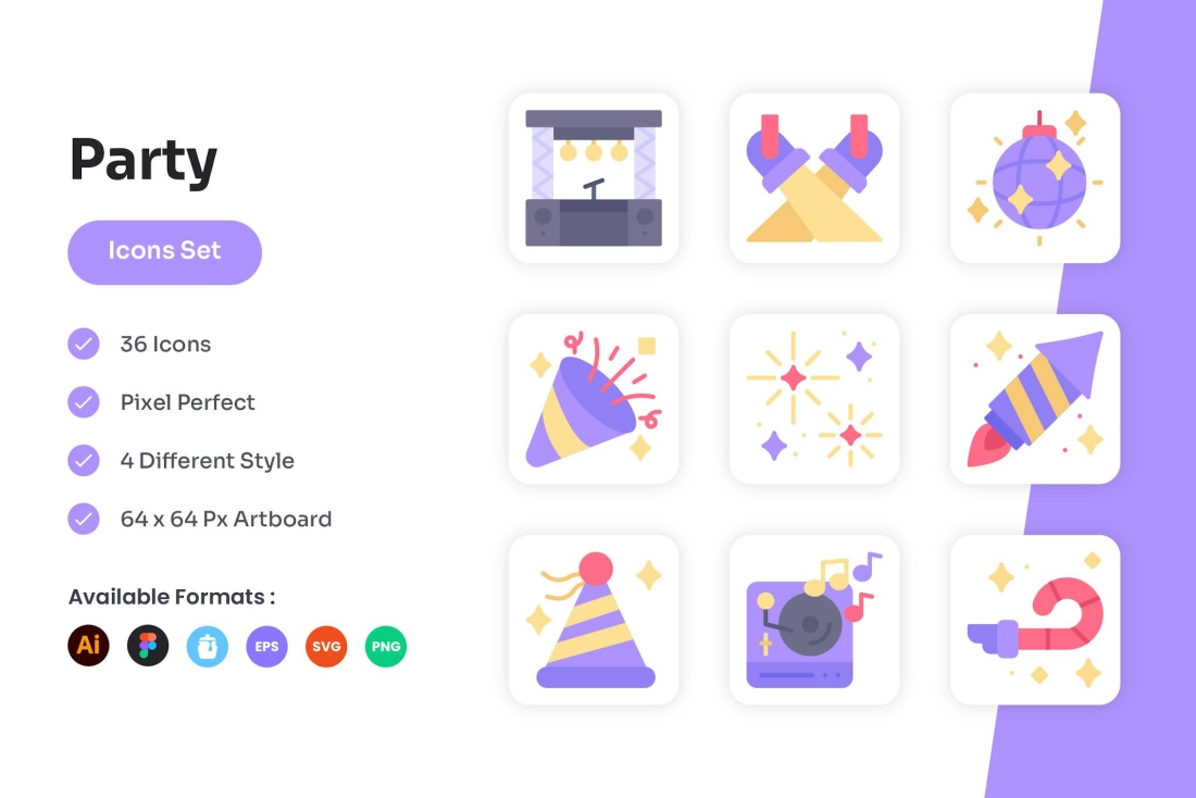 Party Icons Set