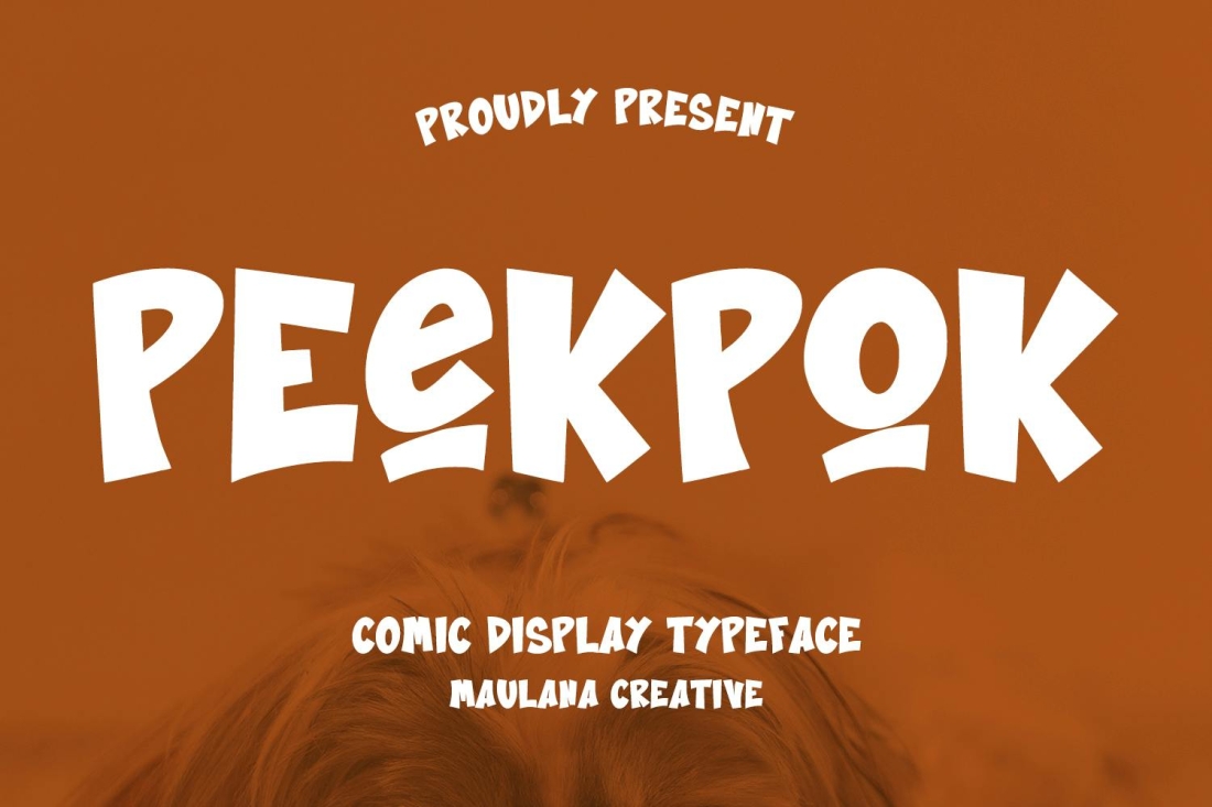 Peekpok Comic Display Font