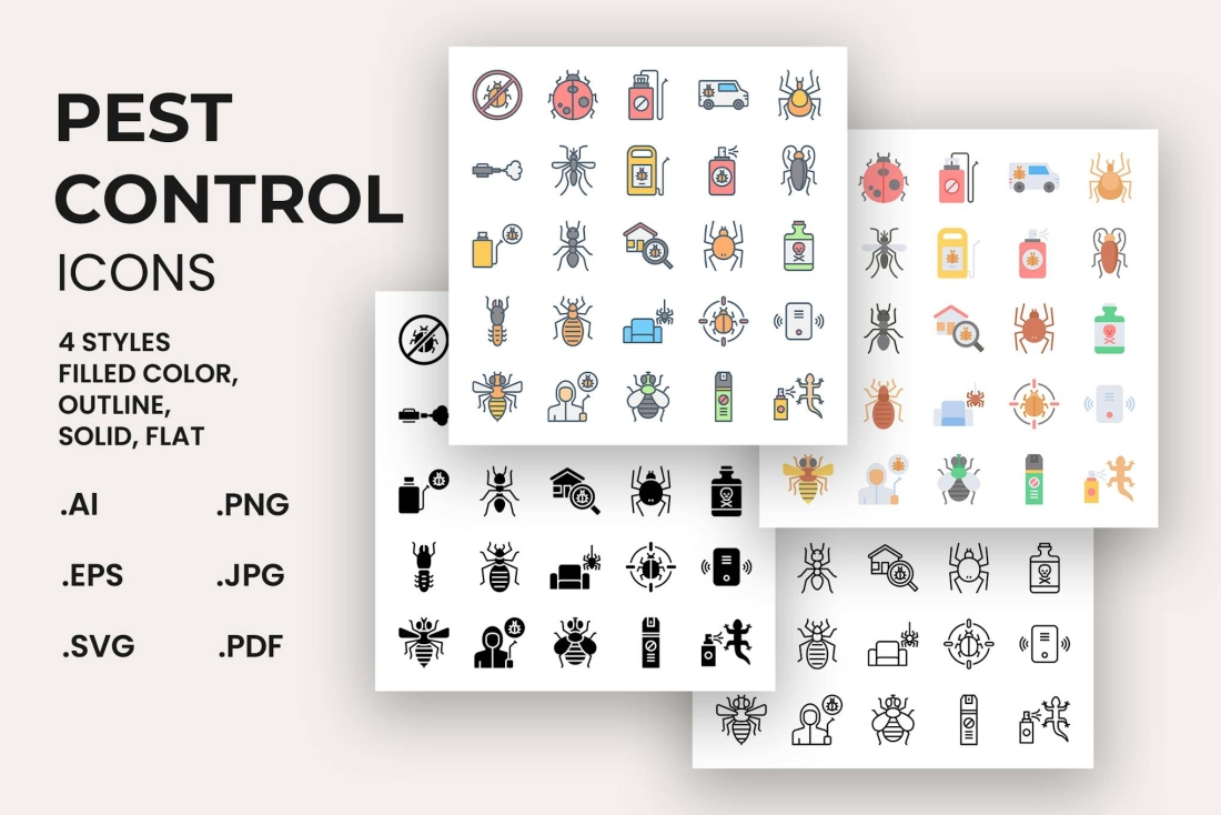 Pest Control Icons