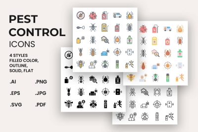 Pest Control Icons